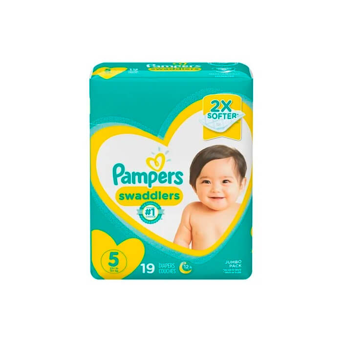 Pañales Pampers Swaddlers Talla 5 – 19 unidades – Ecleanchile